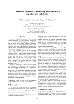 The Ocean Harvester &ndash; Modelling, Simulation