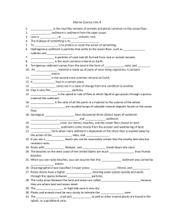 Marine Science Unit 8 1.