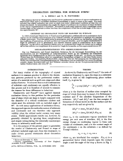 For many studies of the topography of crystal