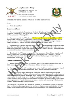 Junior Entry (Long) Course Intake 48 PDF 644.21 kb