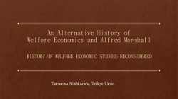 An Alternative History of Welfare Economics and Alfred - GATE-LSE