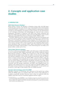 2. Concepts and application case studies