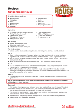 Gingerbread recipes.indd
