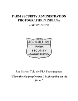 farm security administration photographs in