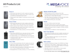 MegaVoice All Products List