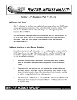 Manicures, Pedicures and Nail Treatments