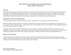 Grade 8 Science - Brookline Public Schools