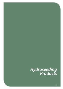 Hydroseeding Products