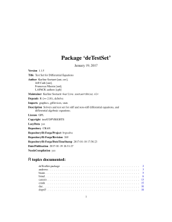 Package `deTestSet`