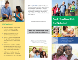 Could You Be At Risk for Diabetes?