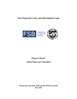 The Financial Crisis and Information Gaps