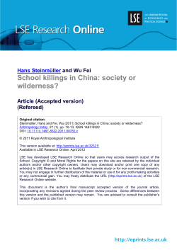 - LSE Research Online