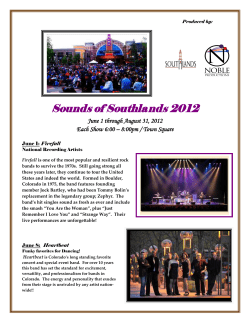 Sounds of Southlands 2012