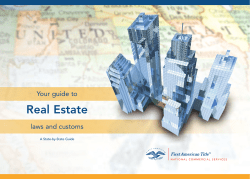 Real Estate - First American