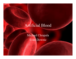 Artificial Blood - McMaster University > ECE
