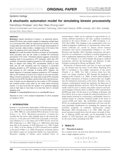 A stochastic automaton model for simulating kinesin processivity