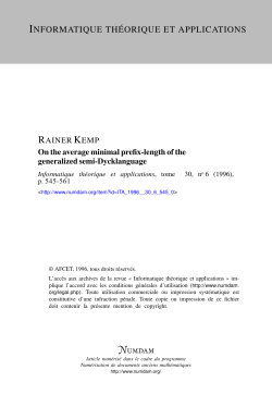 On the average minimal prefix-length of the generalized semi