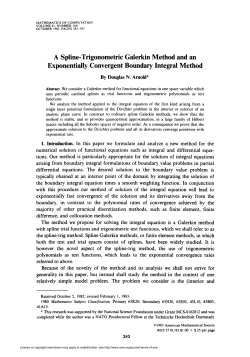 A Spline-Trigonometric Galerkin Method and an Exponentially