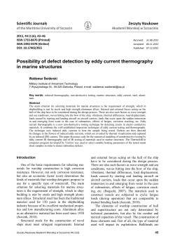 Possibility of defect detection by eddy current thermography in