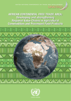 African Continental Free Trade Area: Developing and