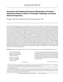Depression - Lifespan Learning Institute