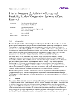 Conceptual Feasibility Study of Oxygenation Systems at