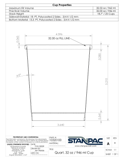 Quart, 32 oz / 946 ml Cup