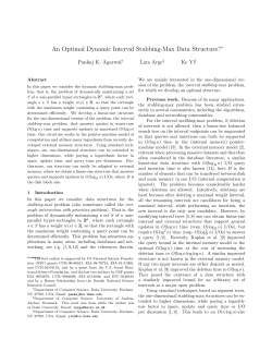 An Optimal Dynamic Interval Stabbing