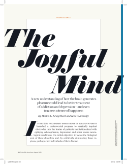 The Joyful Mind - University of Michigan