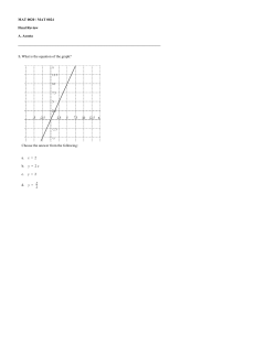 Choose the answer from the following: abcd MAT 0020 / MAT 0024