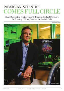 COMES FULL CIRCLE - Moffitt Cancer Center