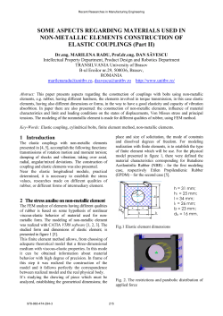 SOME ASPECTS REGARDING MATERIALS USED IN NON