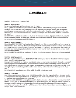 Les Mills On-Demand Program FAQ
