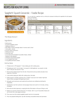 spaghetti squash cassarole