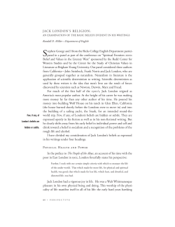 Jack London`s Religion - BYU