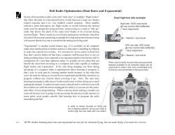 Heli Radio Optimization (Dual Rates and Exponential)