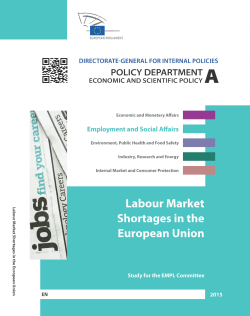 LABOUR MARKET SHORTAGES IN THE EUROPEAN UNION
