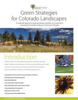 Introduction - Associated Landscape Contractors of Colorado