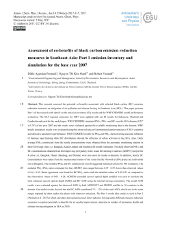 Assessment of co-benefits of black carbon emission reduction