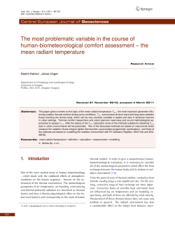 The most problematic variable in the course of human