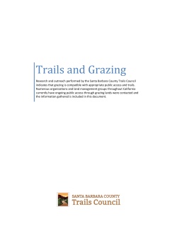 Compatibility of Trails and Livestock at Las Varas Ranch and
