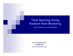 Tank Fire Modeling for Spacing Brief Version - Delta