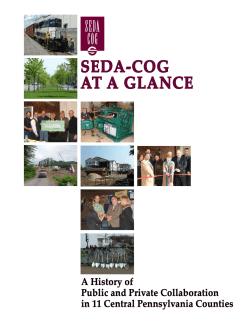 SEDA-COG AT A GLANCE