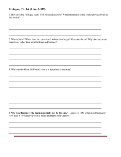 Prologue, Ch. 1-4 (Lines 1-319)