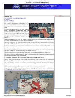 The Rise of ISIS: From Algeria to Afghanistan