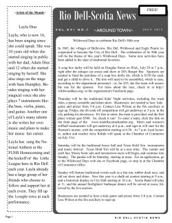 July 2015 - Rio Dell &ndash; Scotia Chamber of Commerce