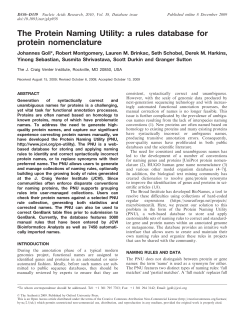 - Nucleic Acids Research