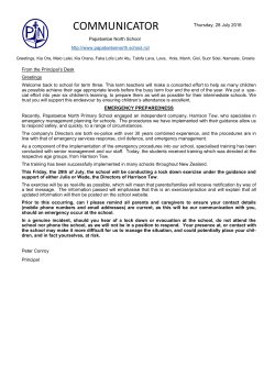 communicator - Papatoetoe North School