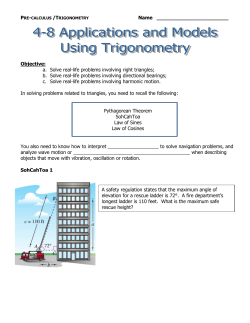 a. Solve real-life problems involving right triangles