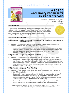 10106 Mosquitoes Buzz in People`s Ears